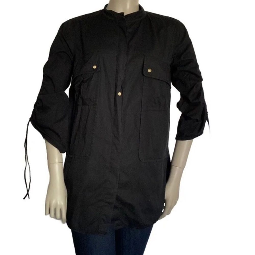 Tory Butch Travel Woman Top Blouse Size 14